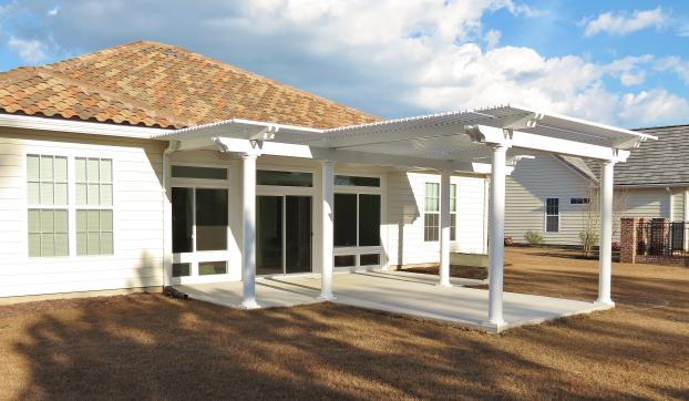 Double Pergola and Glass Sunroom