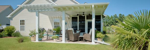 Pergola, Patio Cover & 4 Track Vinyl Room